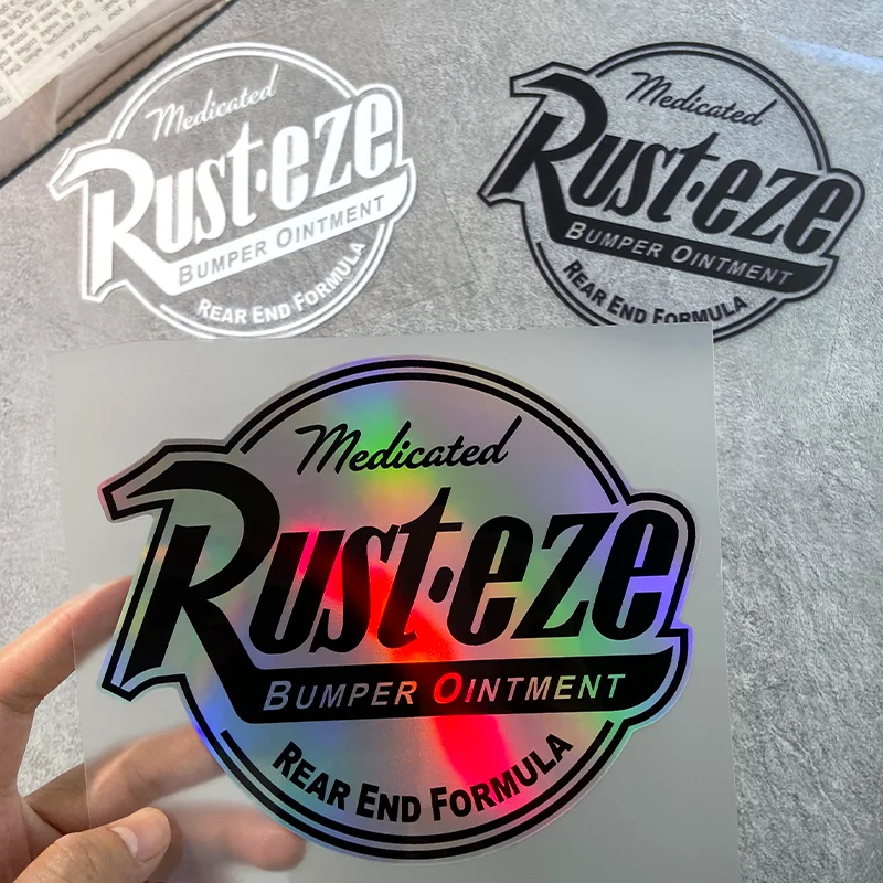 Rust-Eze Motorcycle Stickers Waterproof for Refit Motorbike Fuel Tank Fairing Scooter Vinyl Decals Car Truck Cartoon Decoration image 5