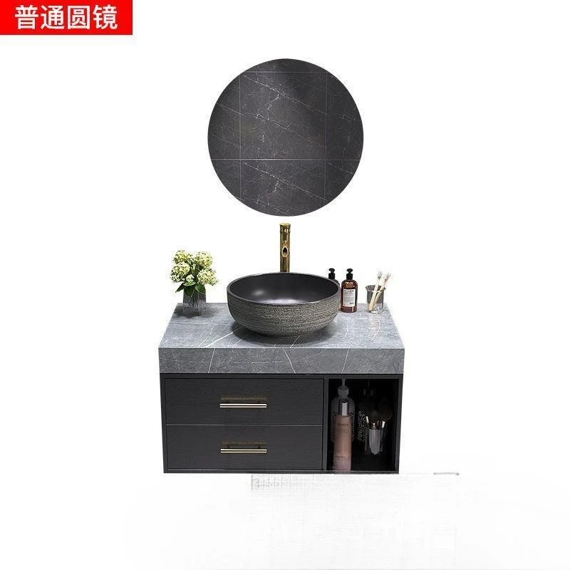 Slate bathroom cabinet new basin bed and breakfast hanging cabinet washbasin bathroom combination cabinet