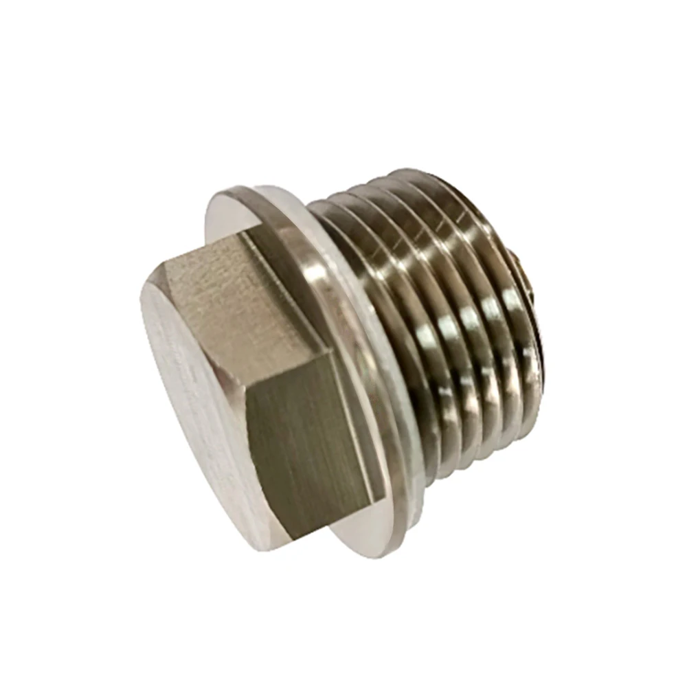 1pcs M14 x 1.5 M12 M16 M18 M20 Magnetic stainless steel Oil Drain Plug Sump Drain Nut Bolt with Copper Gasket Car Accessories