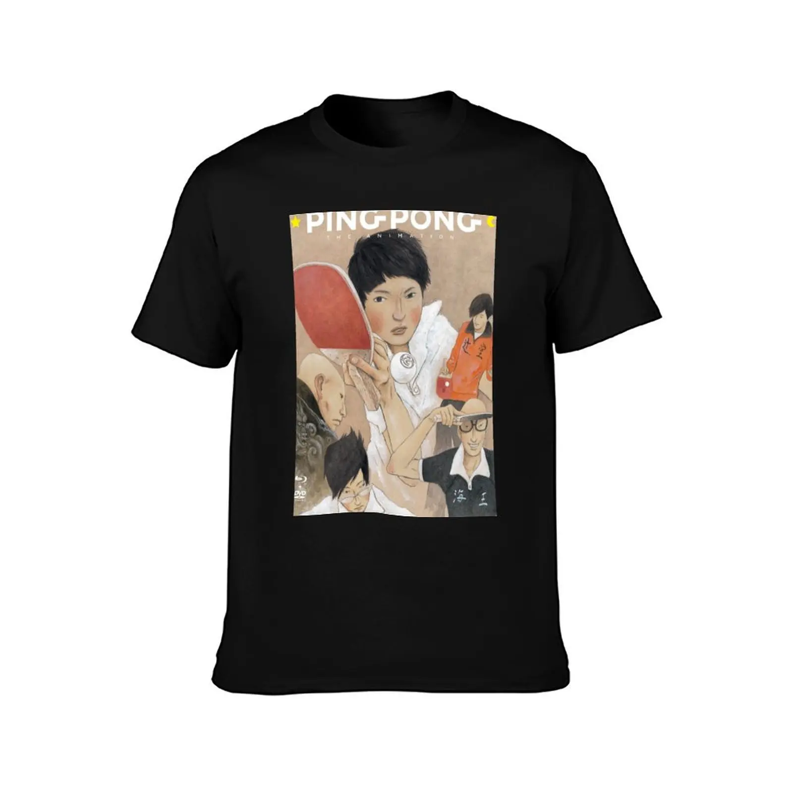 Ping Pong The Animation Poster T-Shirt t shirts for man slim fit T-Shirt