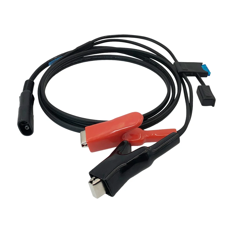 Power Cable A00400 Replacement For Trimble For  With Heavy Duty Alligator Clips Wired To Female 2-pin Connector