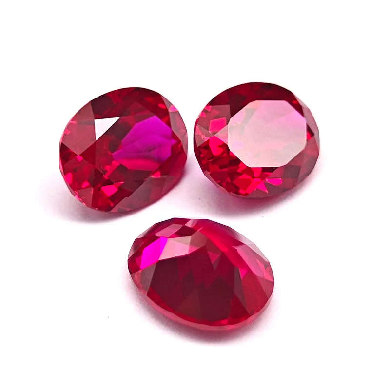 Hübscher rosa Rubin, UV-geprüft, im Smaragdschliff, loser Edelstein für Charms, DIY-Schmuckherstellung, Mohs-Härtegrad. – Detail 1