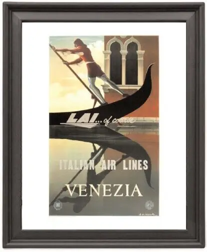 

Framed Poster Italy Venice 2 Picture Frame 16x12 inches Photo Paper Print