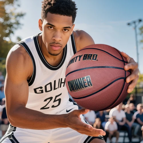 Imagen 2 del producto Pelota de baloncesto antideslizante de cuero compuesto de tamaño 5/6/7 para exteriores, pelota de entrenamiento de equipo de tacto suave y duradera mejorada, color negro y dorado