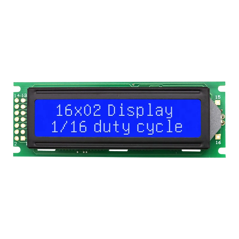 1 Uds LCD1602 módulo pantalla verde 16x2 caracteres módulo de pantalla LCD 5V para Arduino