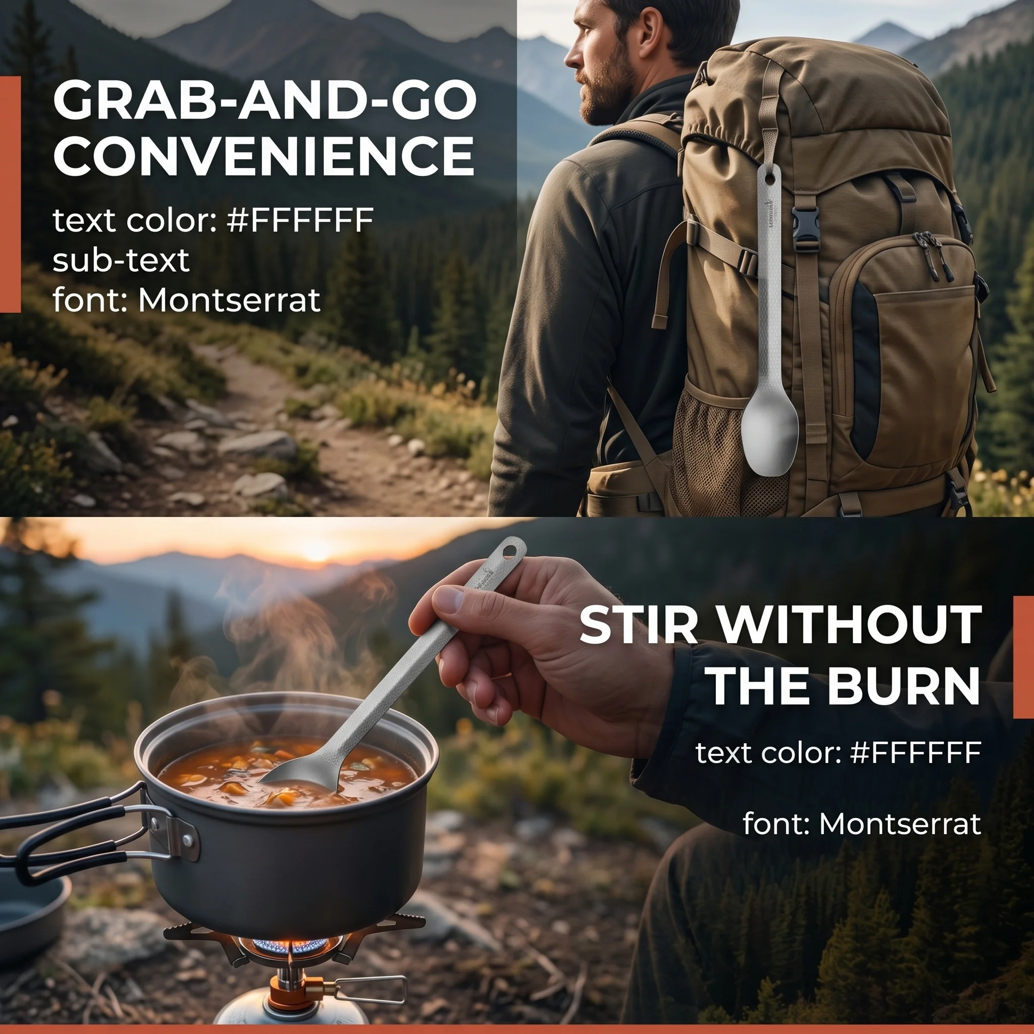 Dawn Deer Titanium Spoon 22cm Long Ultralight Camping Cutlery For Hiking Backpacking Lightweight Outdoor Tableware Trekking Gear - view 4
