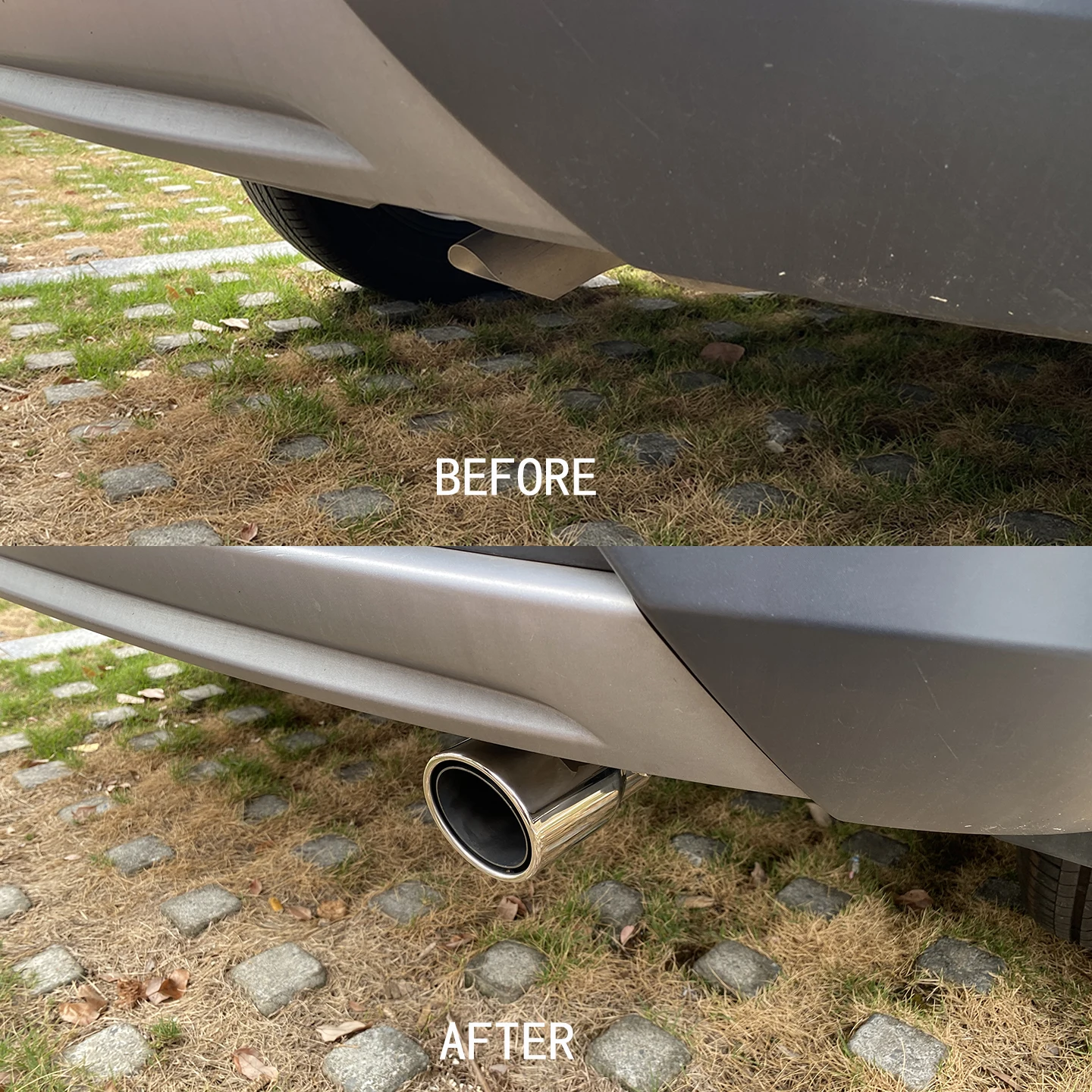 Accessories Muffler End Pipe Exhaust Tip #304 Stainless Steel Tail Decoration Parts Spare For 2014-2025 Honda VEZEL HRV WRV 1.5L
