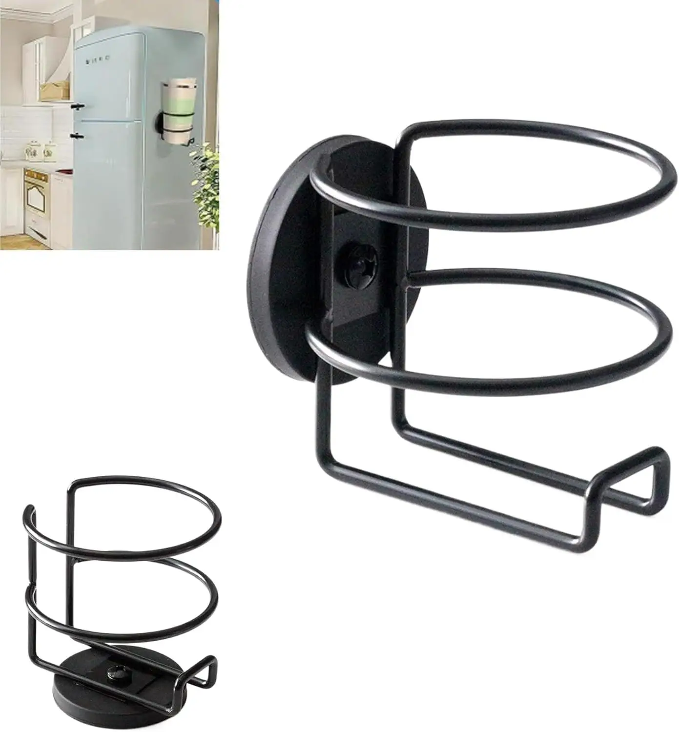 

Magnetic Cup Holder Heavy Duty Car Cup Holder For Vehicle Cup Holder Beverage Rack For Car Water Bottle Holder Metal Drink Cup