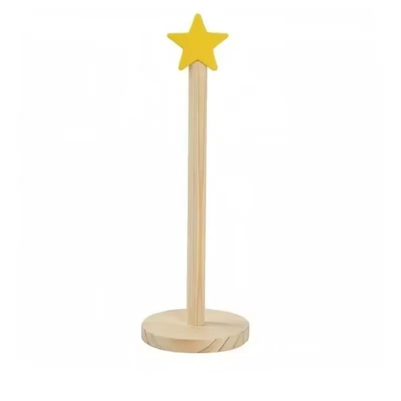 Wooden Desktop Organizer Multi-Purpose Display Stand for Watches Bracelets Hair Bands Scrunchies Hair Rope Jewelry