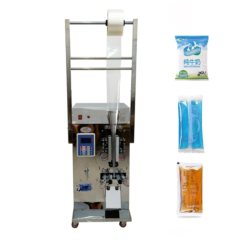 Machine d'emballage automatique de liquide, pour huile d'olive, soja aiss, lait, remplissage multifonctionnel et bancs