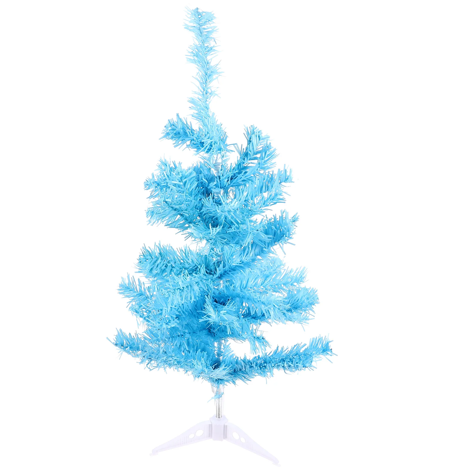 

1Pcs Christmas Tree Plastic Desktop Ornament Xmas Party Decoration Mini Tabletop Xmas Decor Christmas Ornaments