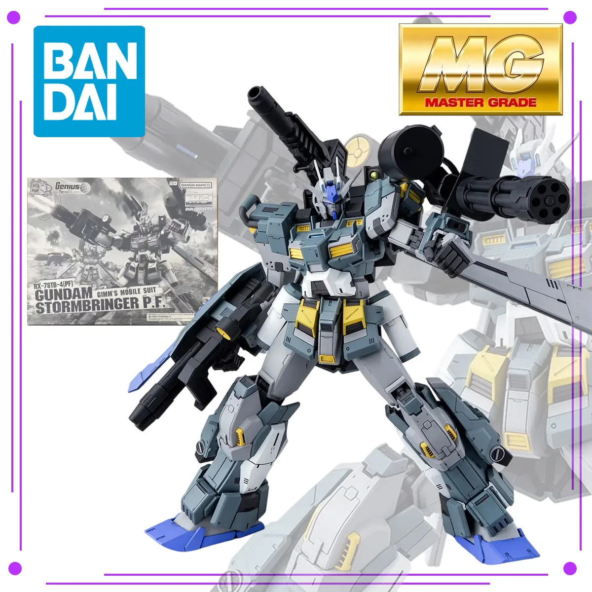 

[In Stock] BANDAI SPIRITS MG 1/100 GUNDAM STORMBRINGER P.F. Phantom Fang Action Figure Model Kit Collectible Gift