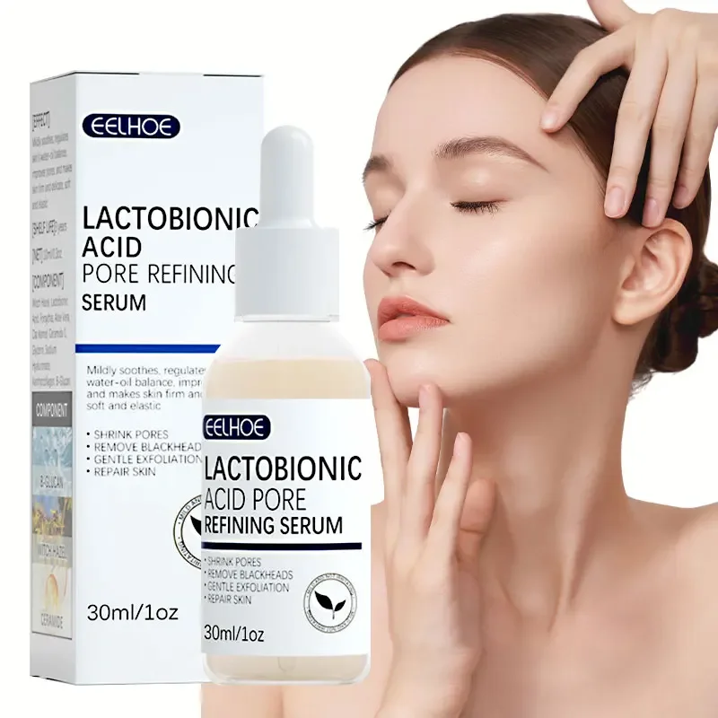 

Lactobionic Acid Face Serum Shrink Pore Essence Hyaluronic Acid Firming Brightening Moisturizing Nourishing Essence Skin Care