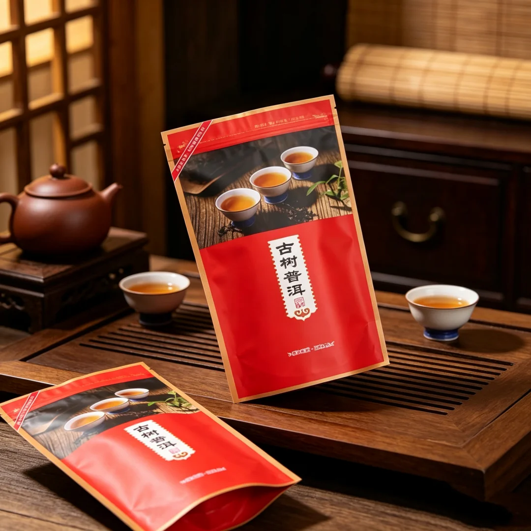 250g Dancong oolong tea Bag Zipper Bags Chinese Dahongpao JinJunMei Black tea Self Sealing bag Longjing Green tea Packing Bag