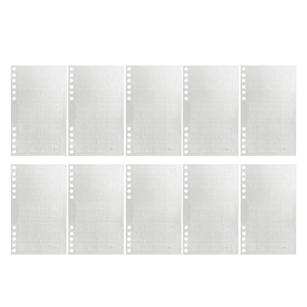 

Loose Leaf Stickers 10 Sheets Book Tabs Sticky Labels Index Markers Reading Bookmark Note Taking Photo Sticking Binder