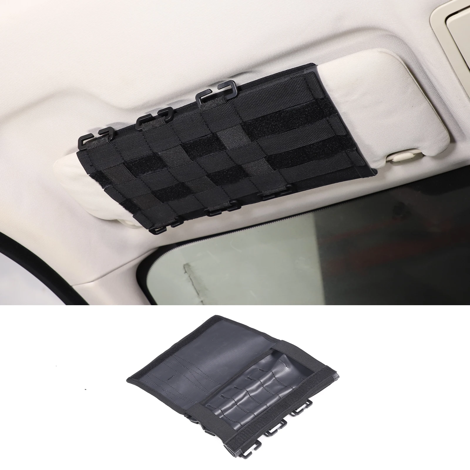 

For Land Rover Range Rover Evoque 2012-2018 Oxford cloth black car visor storage bag car interior protection accessories