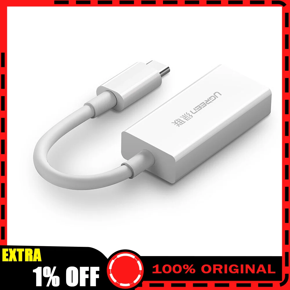 UGREEN 40372 USB C to DisplayPort Adapter 4K 60Hz Type C DP Converter for MacBook Laptop Phone Monitor Projector