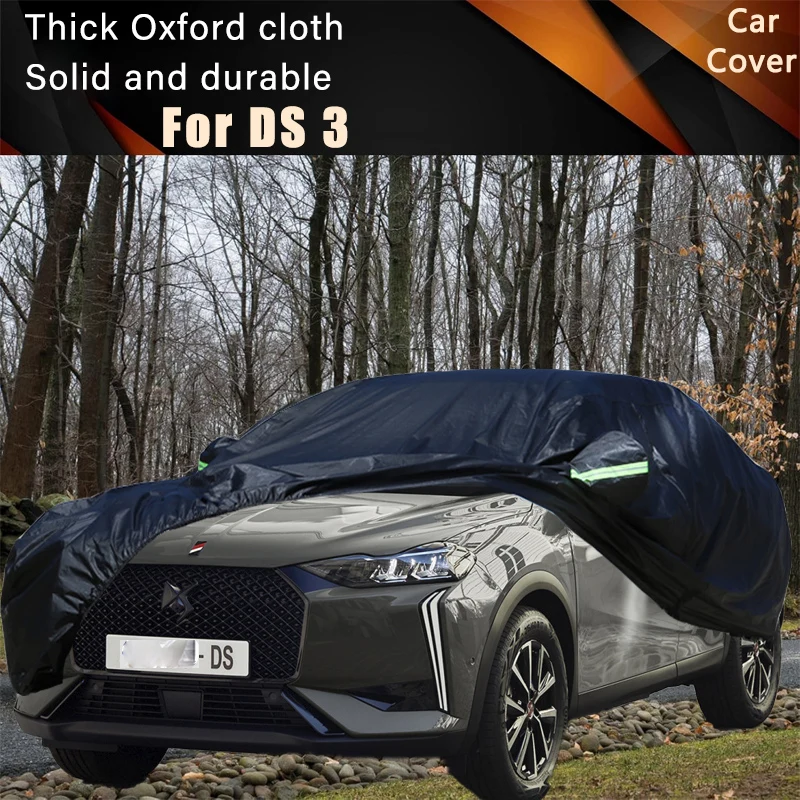 

For DS 3 Car Full Outer Covers Outdoor Waterproof Dustproof Sun Rain Snow Protection Exterior Car Accessories