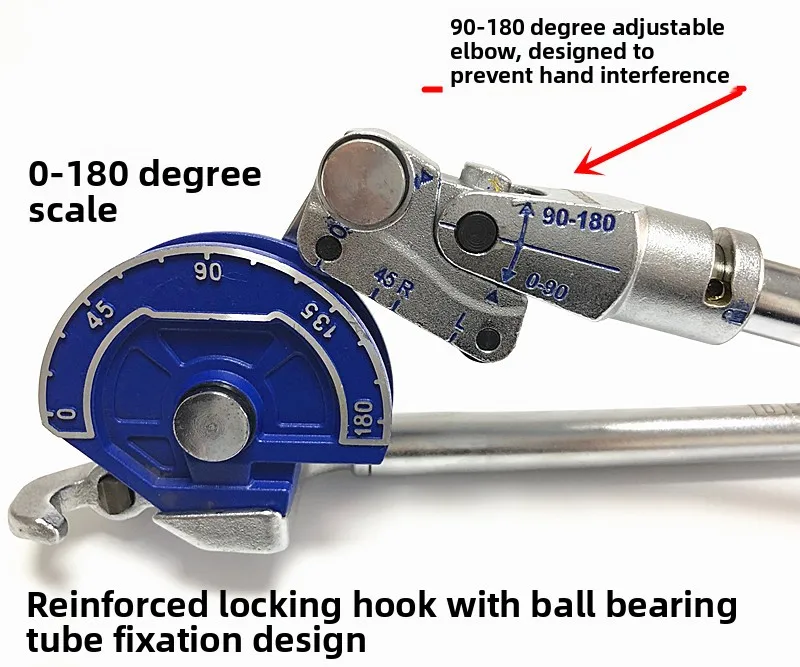 

Manual Tube Bender 6-22mm – Stainless Steel, Galvanized Iron & Copper Pipe Bending Tool for HVAC & Plumbing