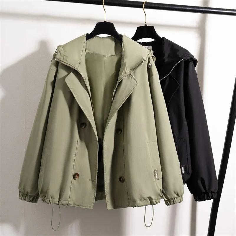 

Lightweight Breathable Outdoor Women's Jaet Summer 2026 Korean Sle Hooded Windbreaker Sportswear Casual Long Sve Zipper