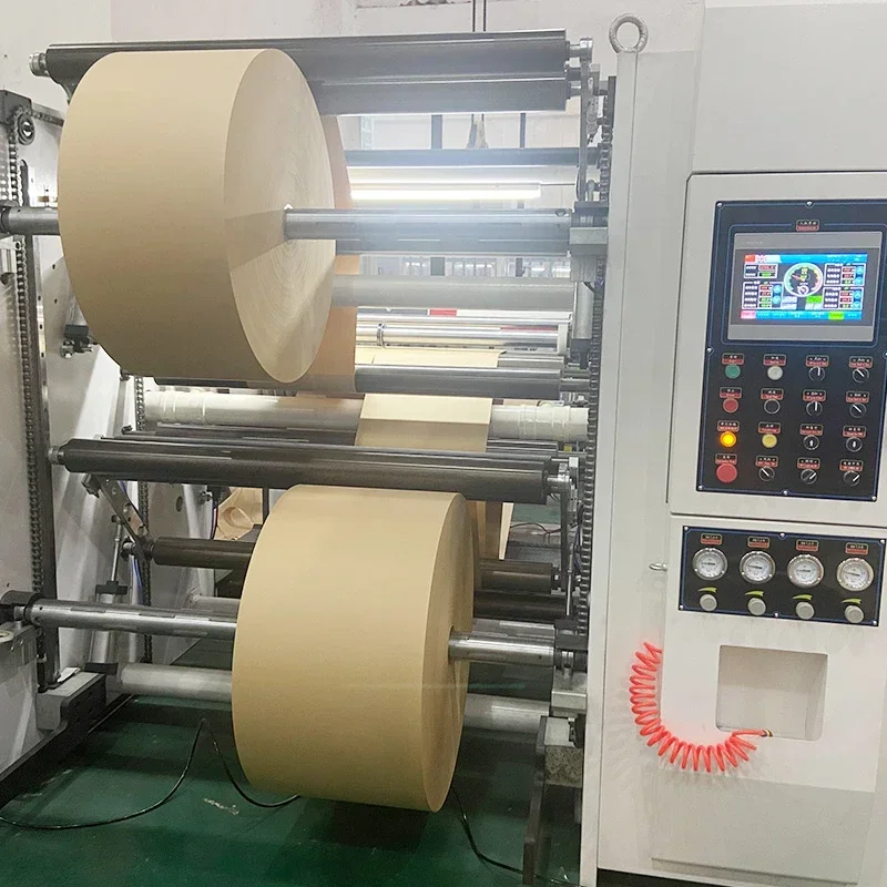 High-speed Paper/Film Roll Slitter Surface Tape Slitting and Rewinding Machine