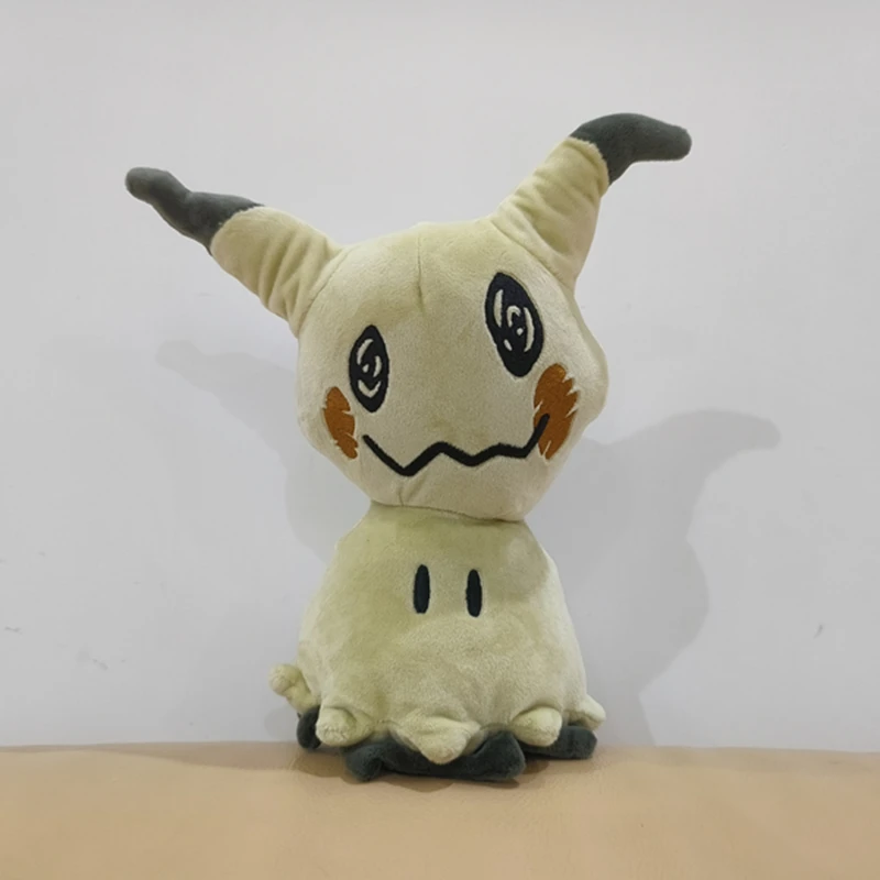 Pokemon Anime Mimikyu Plush Toy Stuffed Doll Tilted Head Soft Pikachu Kids Birthday Christmas Halloween Gifts