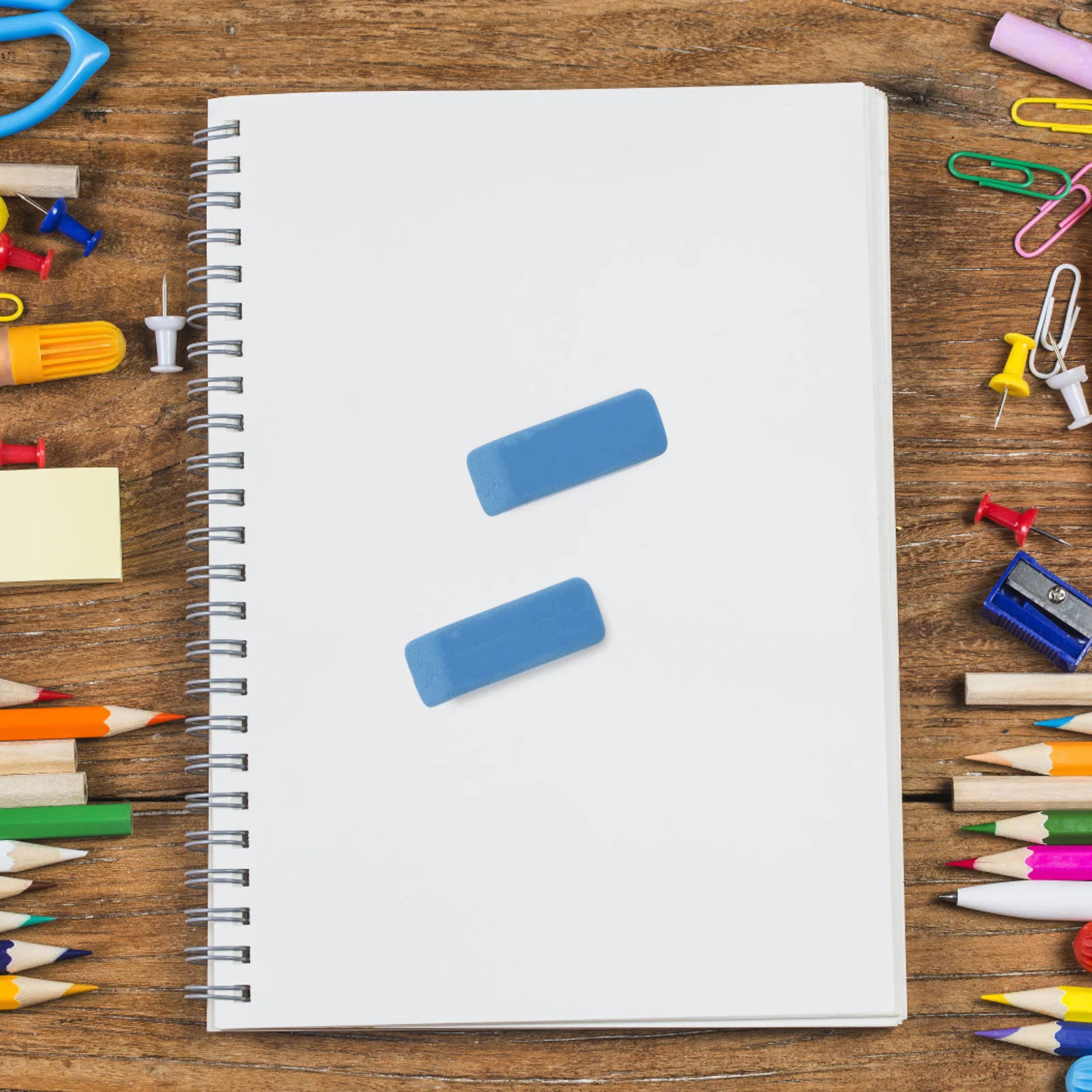 

8pcs Rubber Erasers Set Oxidation Reconditioning Pencil Eraser For Kids Students Stationery Supplies Cleaning Tool Gift School