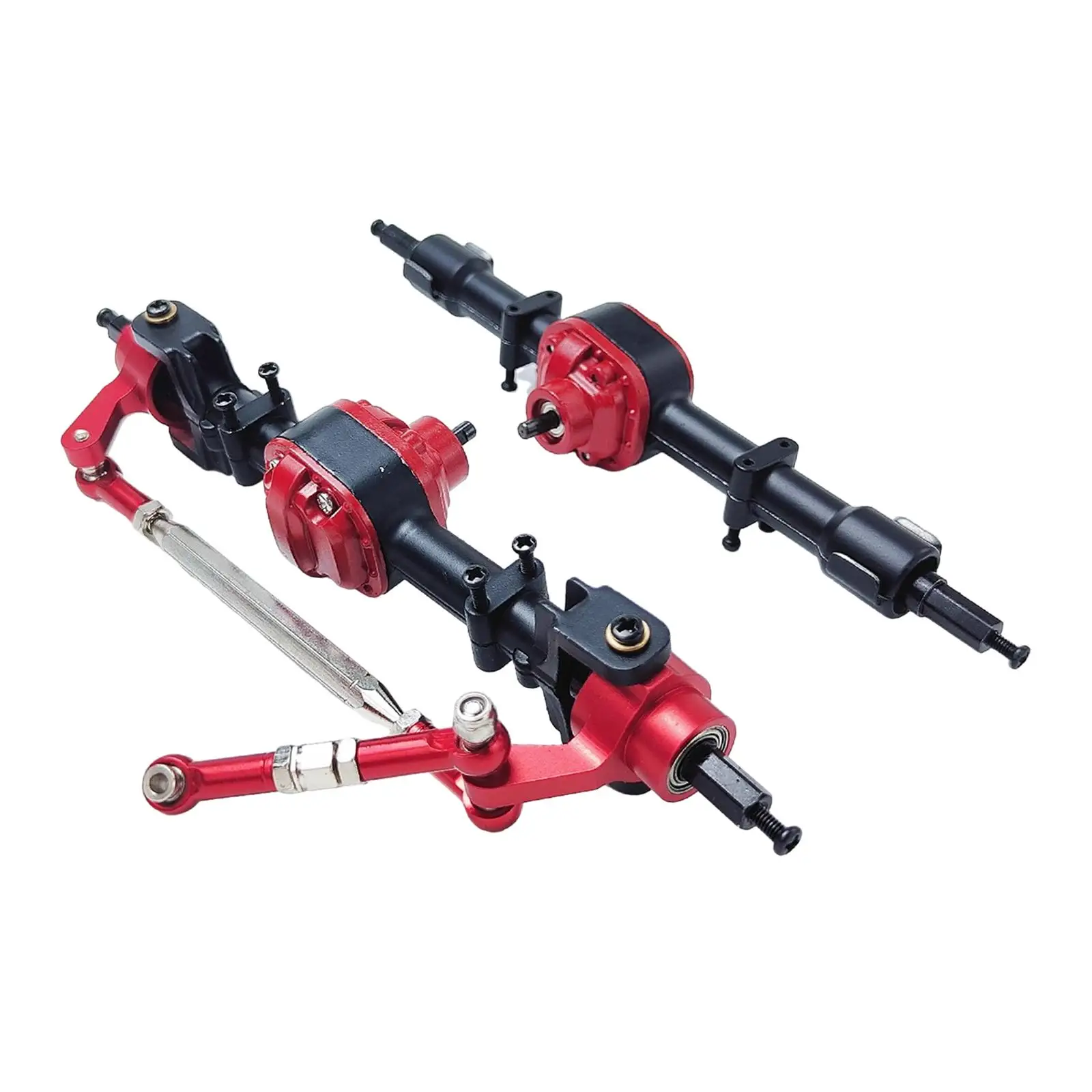 

1:12 Scale RC Truck Axle Replace Parts Convenient Upgrade Part Complete Axle Set for MN82 LC79 RC Modification Trucks Vehicles