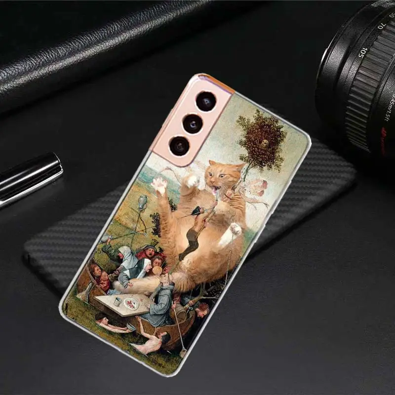 Hieronymus Bosch Art Painting Bumper Phone Case For Samsung Note 20 Ultra 10 Lite 9 8 Galaxy A9 A8 A7 A6 J8 J6 J4 Plus A90 5G A8