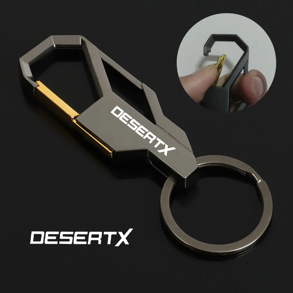 

Motorcycle Keychain Accessories For Ducati Desert-X Desertx Desert X Rally 2022-2025 Keyring Waist Hanging Key Chain Custom LOGO