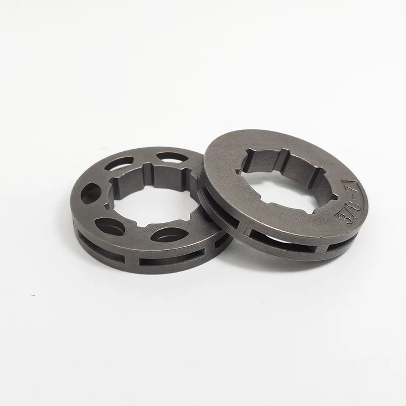 2 pezzi pignone frizione cerchio 3/8-7T 19mm per Stihl MS360 MS310 Husqvarna 154 254 50 51 55 motosega 18720 parti di ricambio