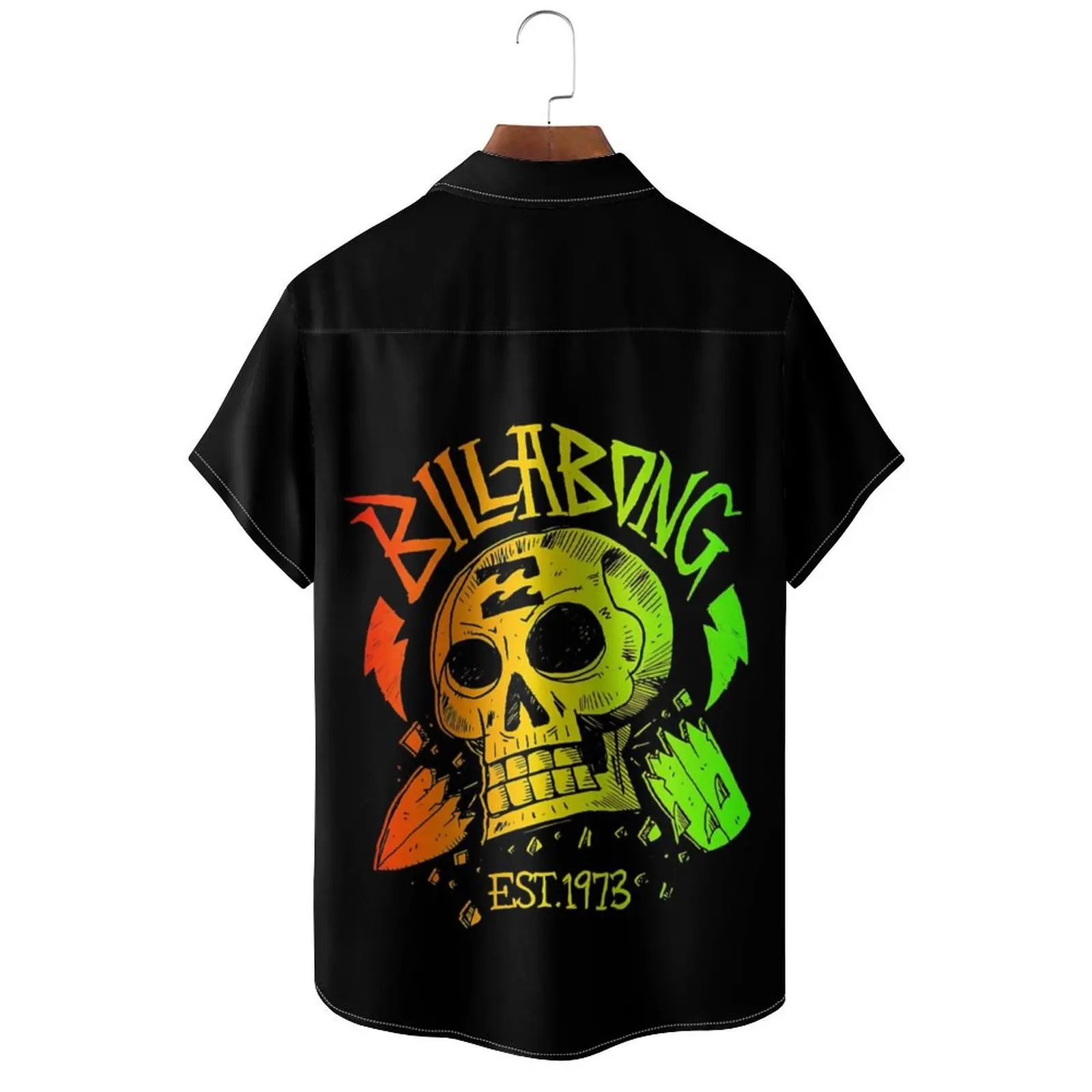 No.15 B-Billabong Nordic style men's casual and fashionable shirt Colorful and cool  Spoof adult men size  men  clothing