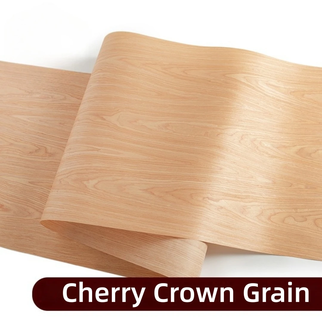 58x250cm Cherry Reconstituted Wood Veneer For Cabinet Doors Furniture Refacing Decorative Inlay DIY