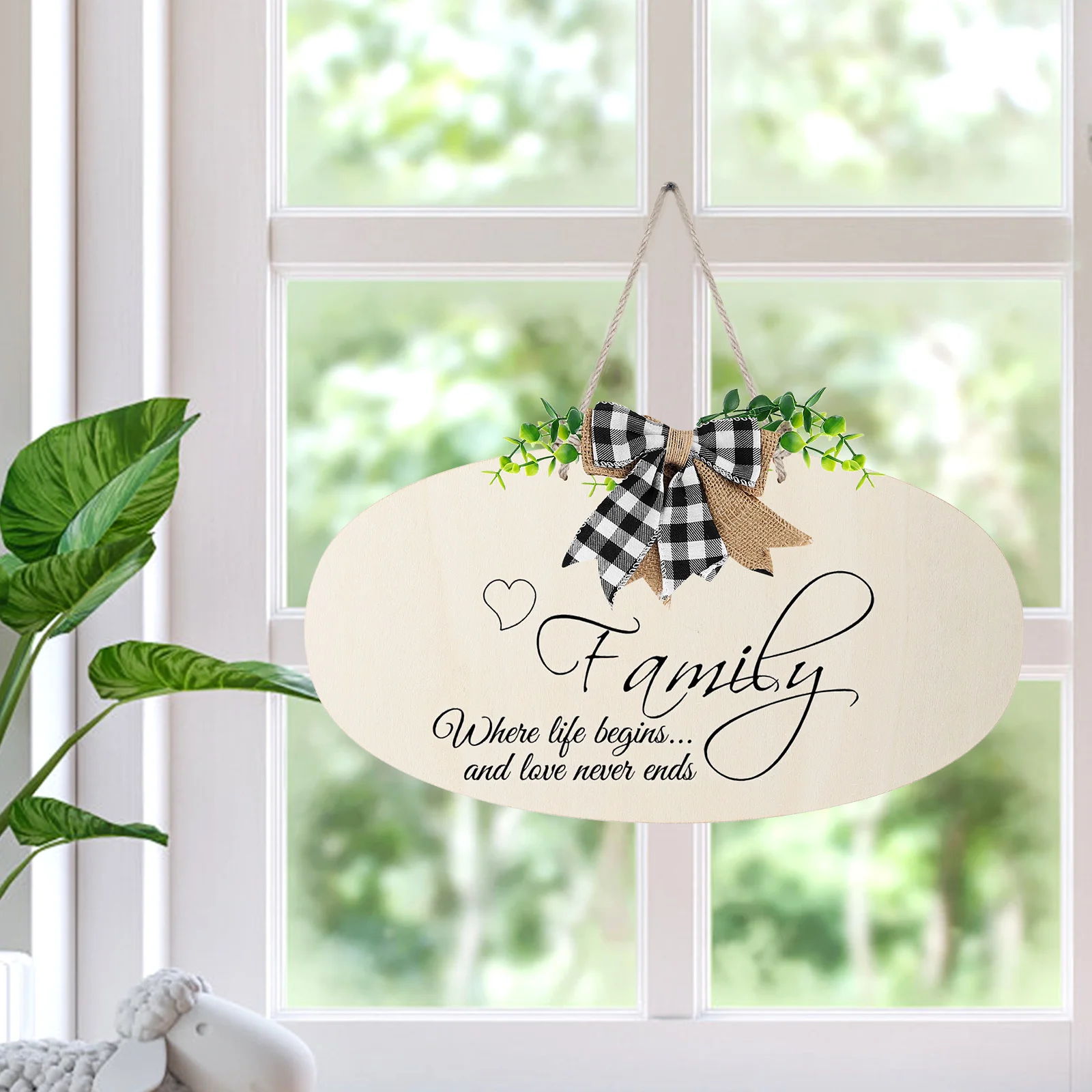 

10Pcs Wood Pendants Unfinished Oval Shape DIY Crafts Hanging Ornaments Graffiti Blank Wood Slices Decoration Supplies