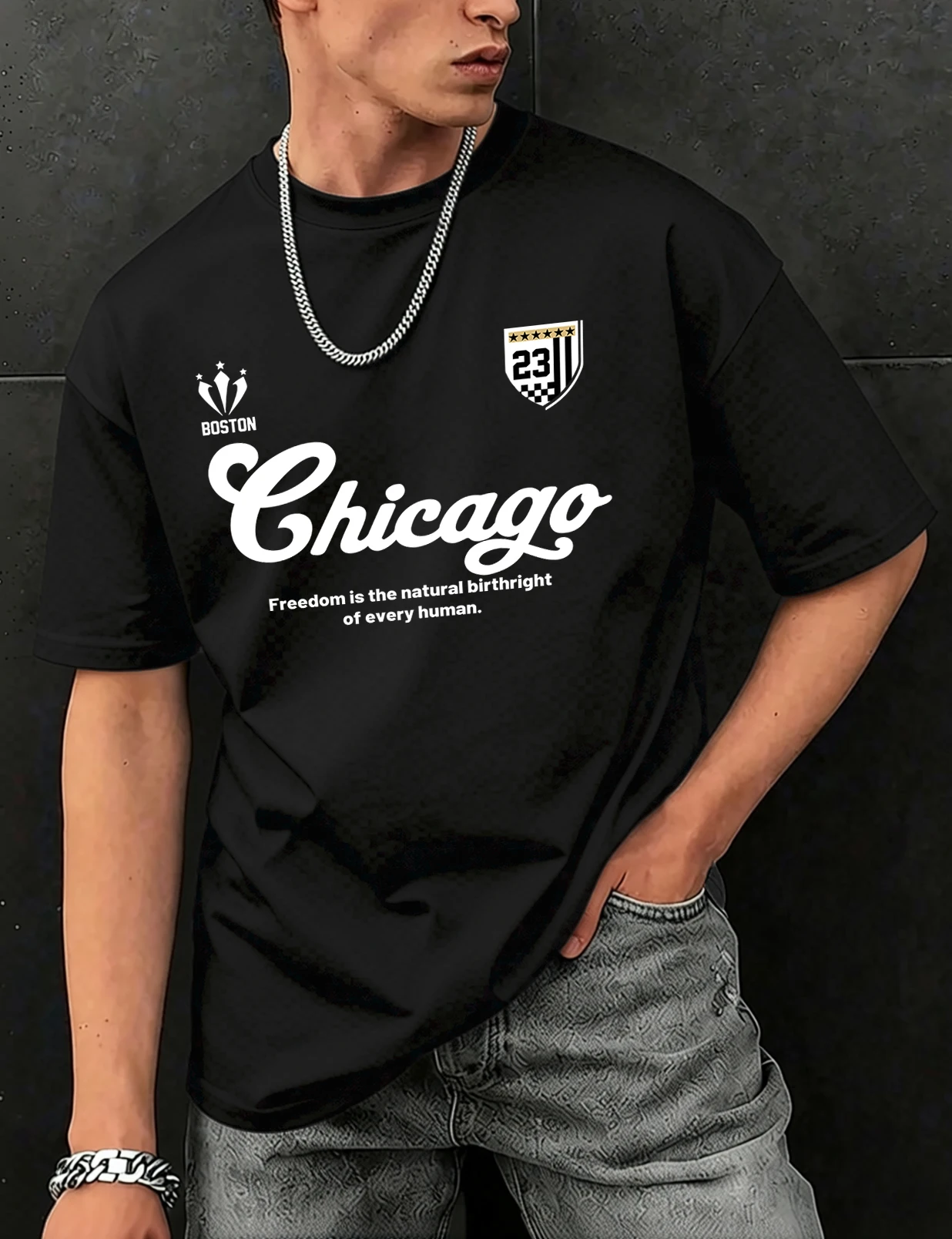 Boston Chicago Nummer 23 Print - Street Fashion Chicago recensie en prijs