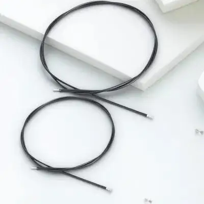 1Set Bike Brake Cable Kit High Durability Heat Resistant Universal Bike Brake Lines for Mountain Road Foldable Bikes Front Rear