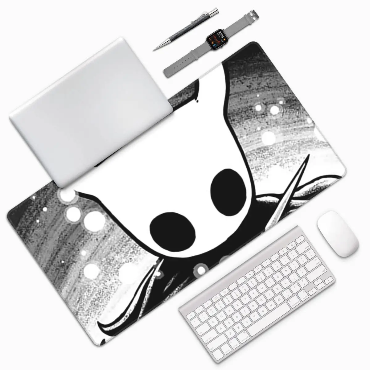 

Ghost Knight Hollow Knight Game Large Mouse Pad Computer Keyboard Mouse Mat Gaming PC Laptop Desk Mat