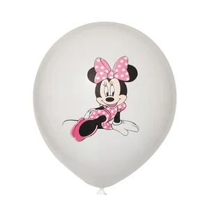 10pcs 12インチミニーマウスラテックスバルーンパーティー用品ピンクミニーパーティーバルーンバルーンバースデンバルーンバルーンバルーンバルーン装飾 8ベストセールスお誕生日おめでとうミニーマウス-6