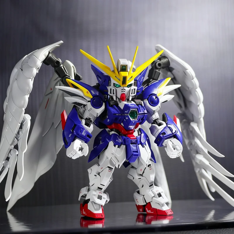 

MGSD Wing Zero EW Angel Form Mecha Assembly Kit Fully Articulated Model Collectible Figure Desktop Decoration Anime Fans Gift