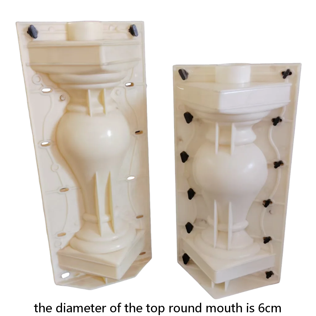 ABS Plastic Concrete Vase Baluster Mold DIY Casting Cement Railing Pillar Mould For Outdoor Garden Balcony Stair Handrail