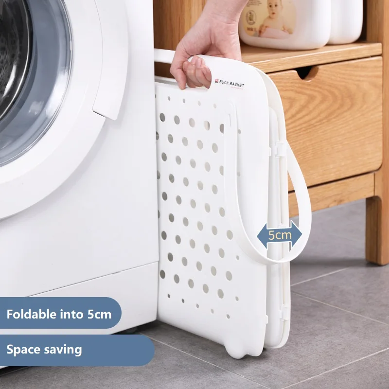 Formwell-Foldable Laundry Basket with Handle, Large Capacity, Can Be Used as Shopping Basket