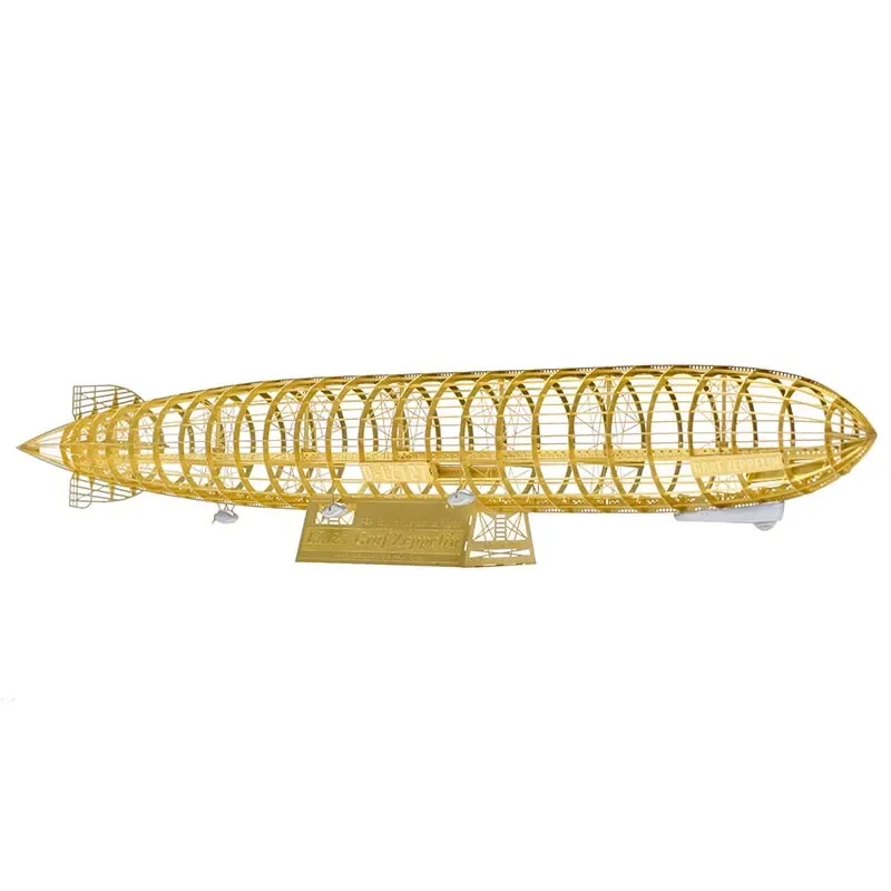 1/1000 for German Graf Zeppelin Airship Brass PE Detail DIY Puzzle 3D Three Dimensional Assembly Metal Structure Model Toy gifts