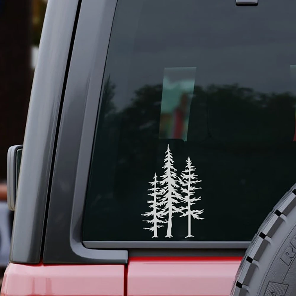 Forest Trees Design Car Stickers Windowshield Bumper Decor Decals Accessories Tunning Decoration Vinyl