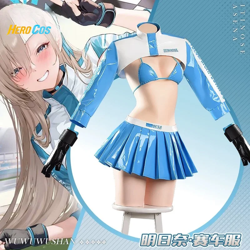costume-de-cosplay-ichinose-asuna-blue-archive-combinaison-de-course-uniforme-de-jeu-d'anime-vetements-de-fete-deguisement-d'halloween