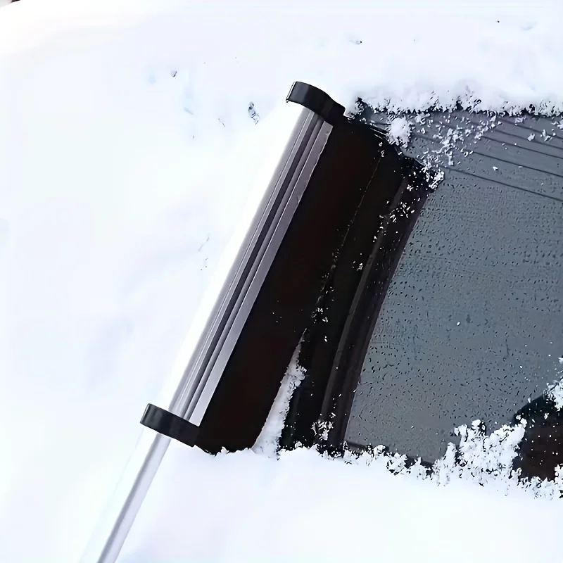 1Pc Car Snow Shovel, Multifunctional Snow Remover, Retractable Snow Shovel, Effectively Cleans Snow On Front Windshield And Car