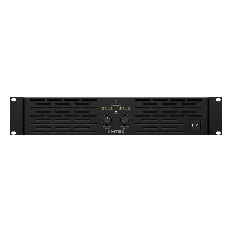 

Behringers M750 Professional 750 Watt Stereo Power Amplifier With ATR Amplifier HiFi Amplifier