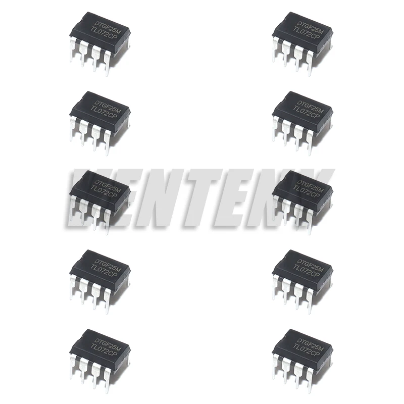 TL072 10PCS/LOT TL072CP DIP-8 TL072 IC Dual Operational Amplifier Chipset