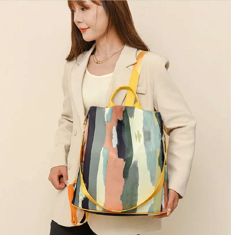 

2026 новые весенние модные женские оксфордские дорожные рюкзаки, большие вместительные противоугонные сумки на плечо, школьная сумка, рюкзак