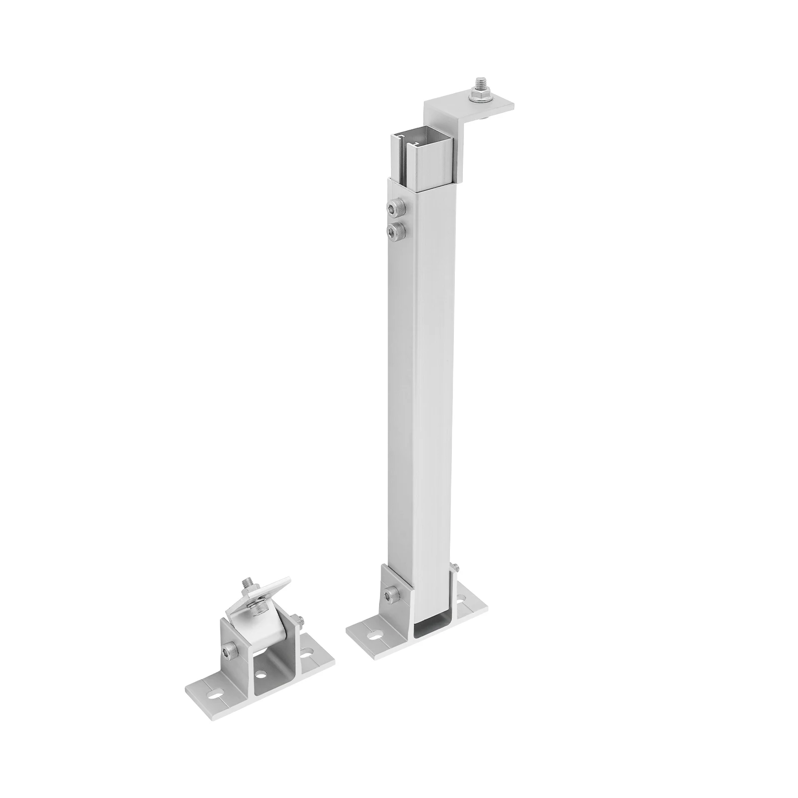 For Solar Panels 220.46 Lbs Load High-performance Mounting Bracket, 15-30° Tilt Angle for RVs, Balconies, Roofs, Walls, 2 Pairs.