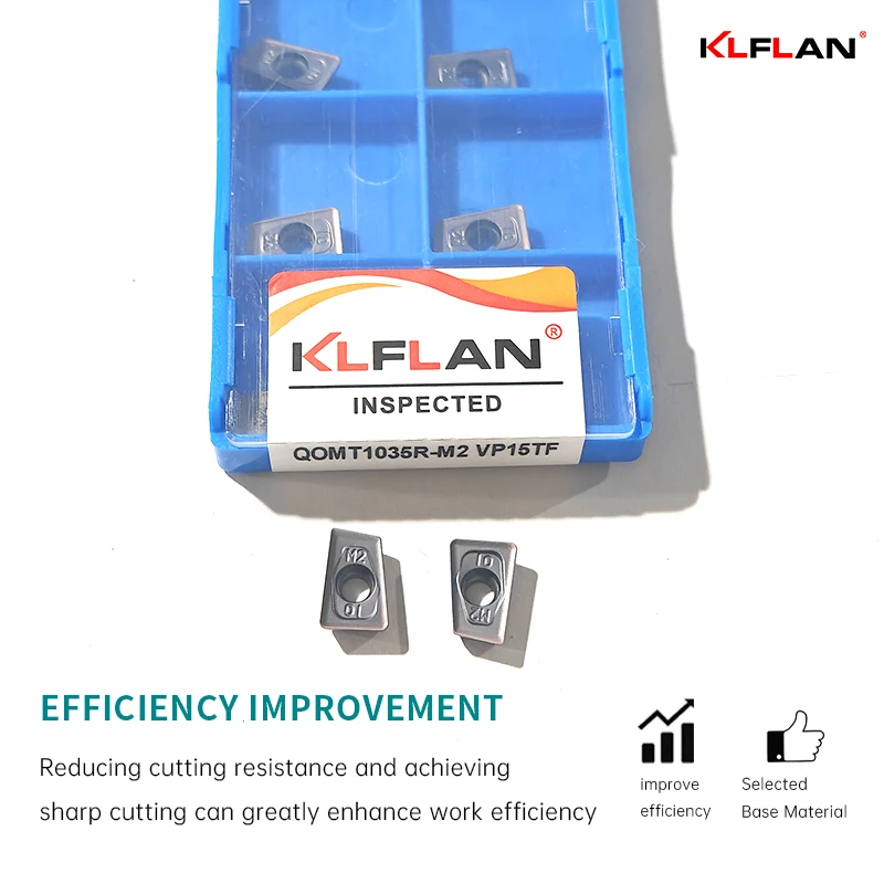 CNC vierkante schouderfrezen wisselplaten QOMT0830R-M2 QOMT1035R-M2 QOMT1342R-M2 QOMT1342R-M2 QOMT1651R-M2 QOMT1856R-M2 QOMT2062R-M2